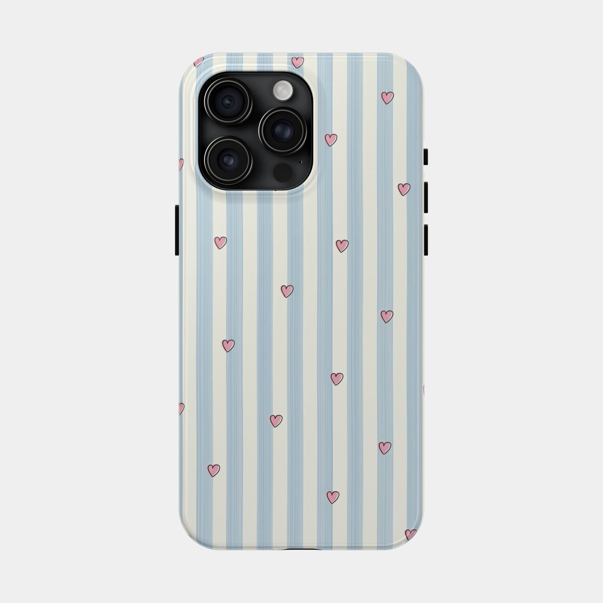 Baby Blue Hearts Phone Case