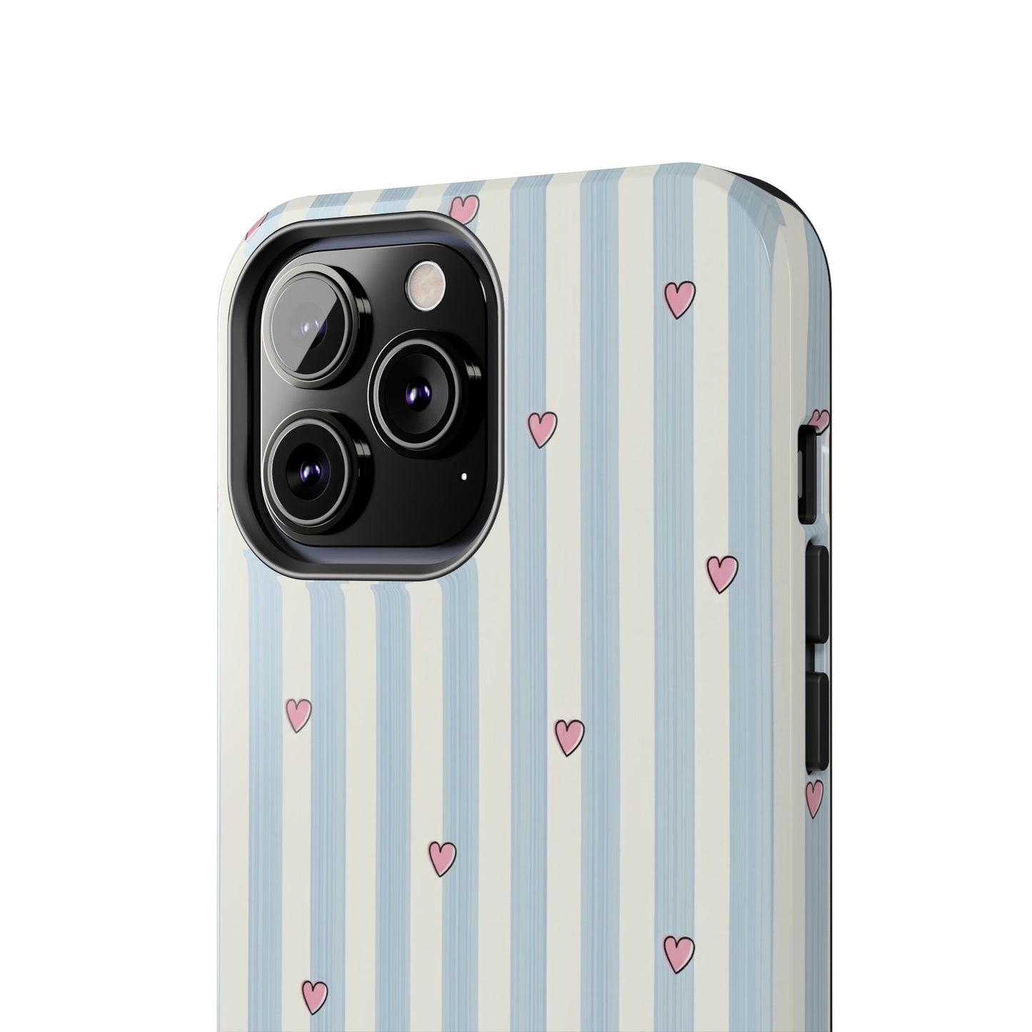 Baby Blue Hearts Phone Case