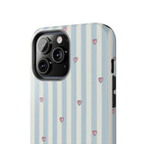 Baby Blue Hearts Phone Case