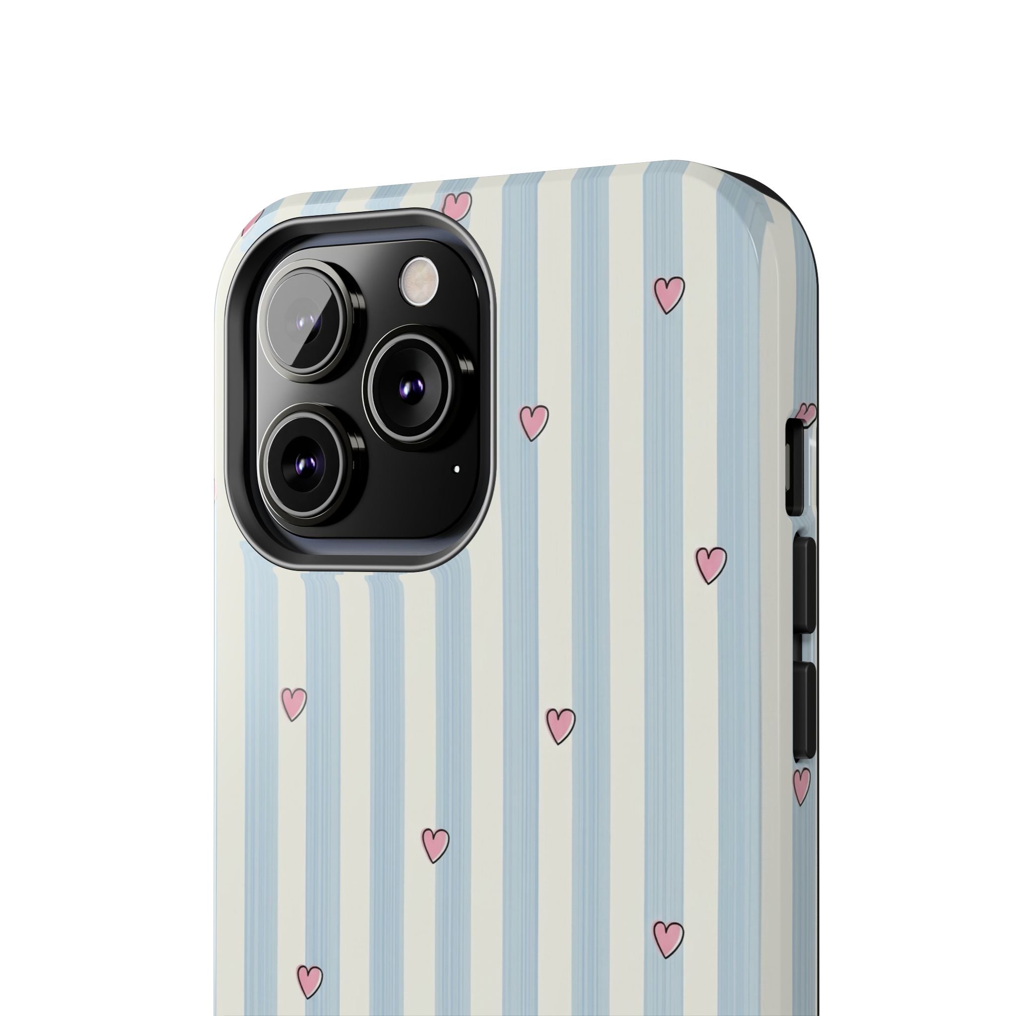 Baby Blue Hearts Phone Case