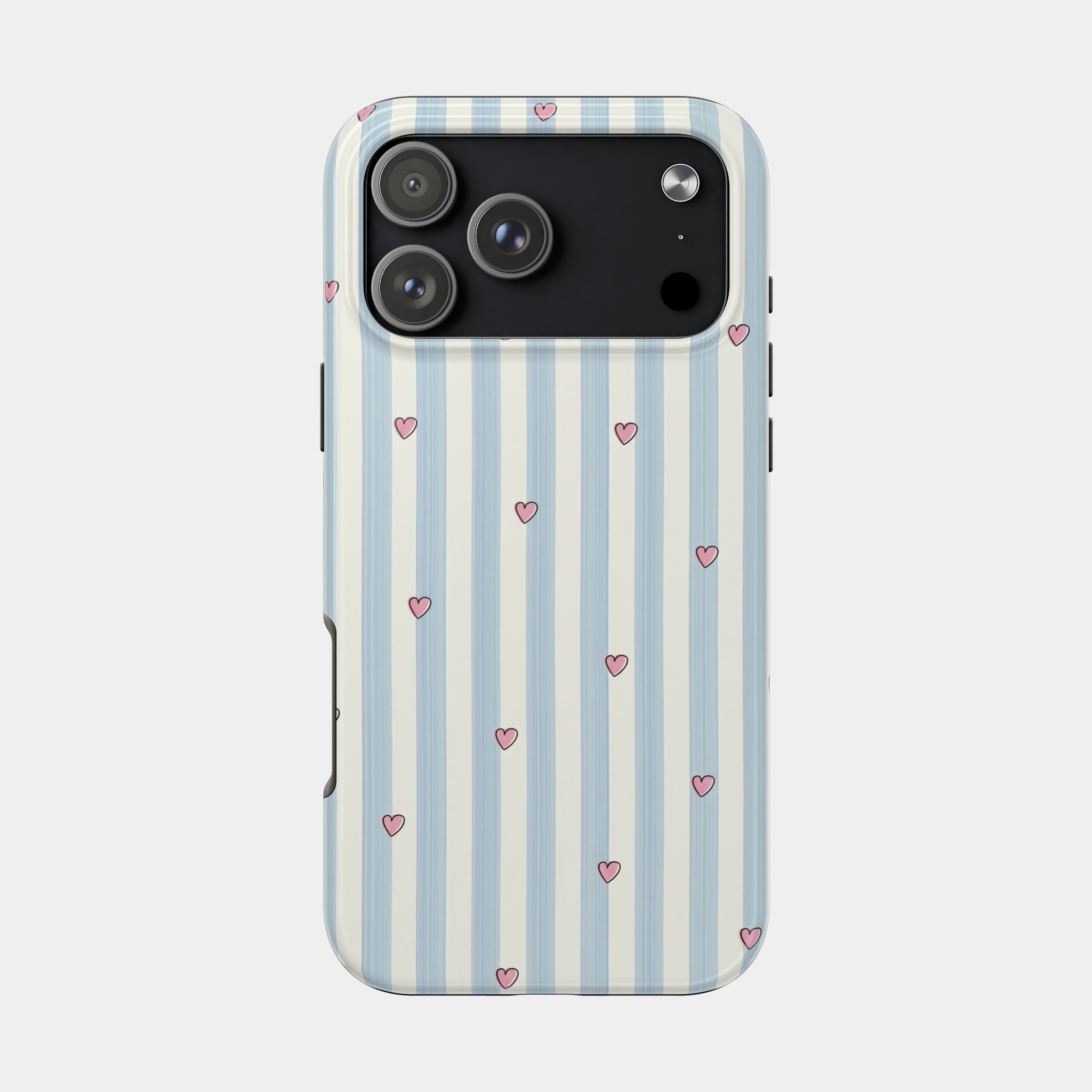 Baby Blue Hearts Phone Case