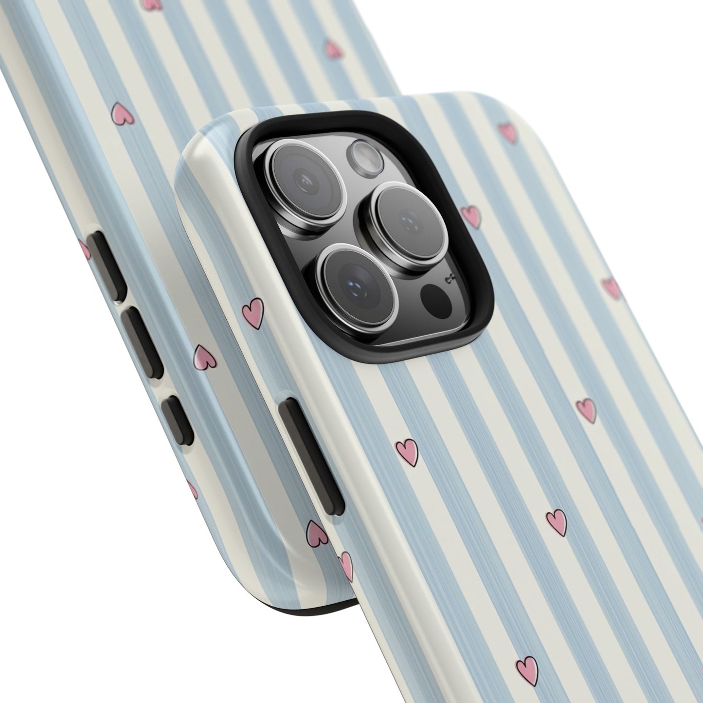 Baby Blue Hearts Phone Case