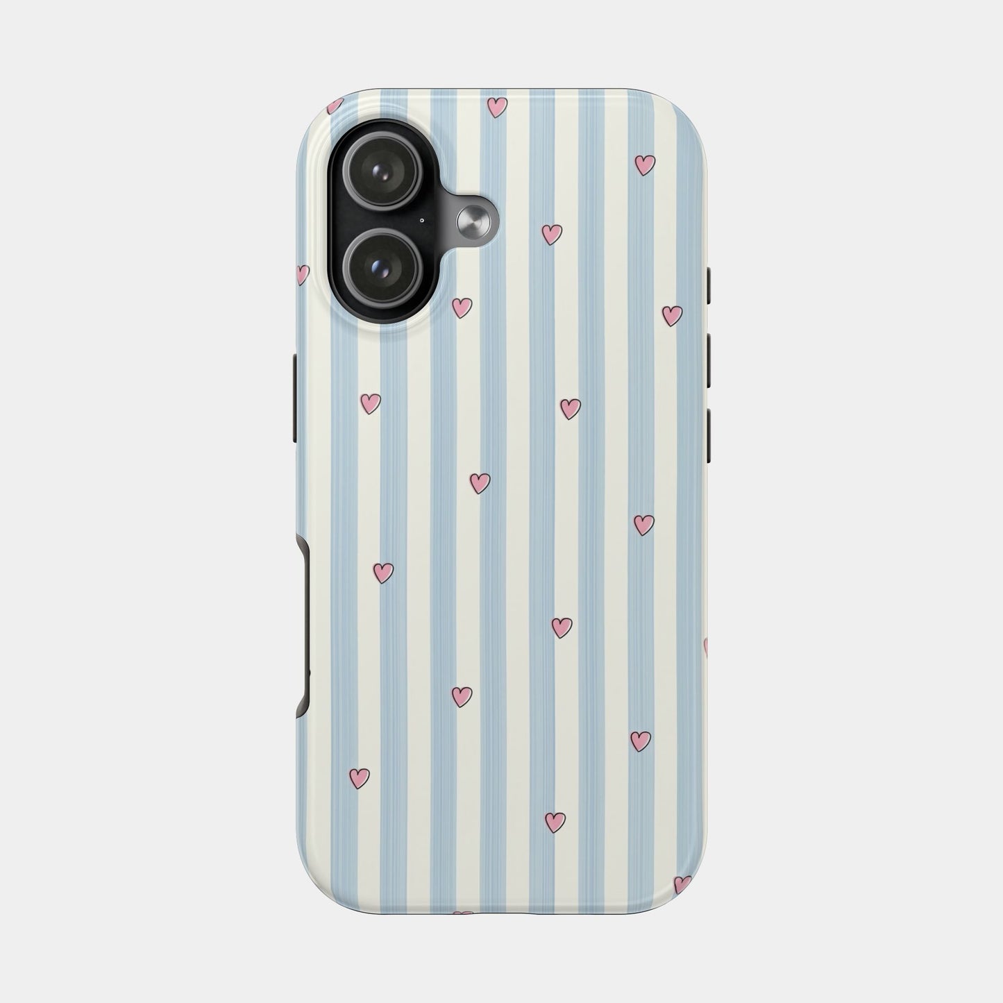 Baby Blue Hearts Phone Case