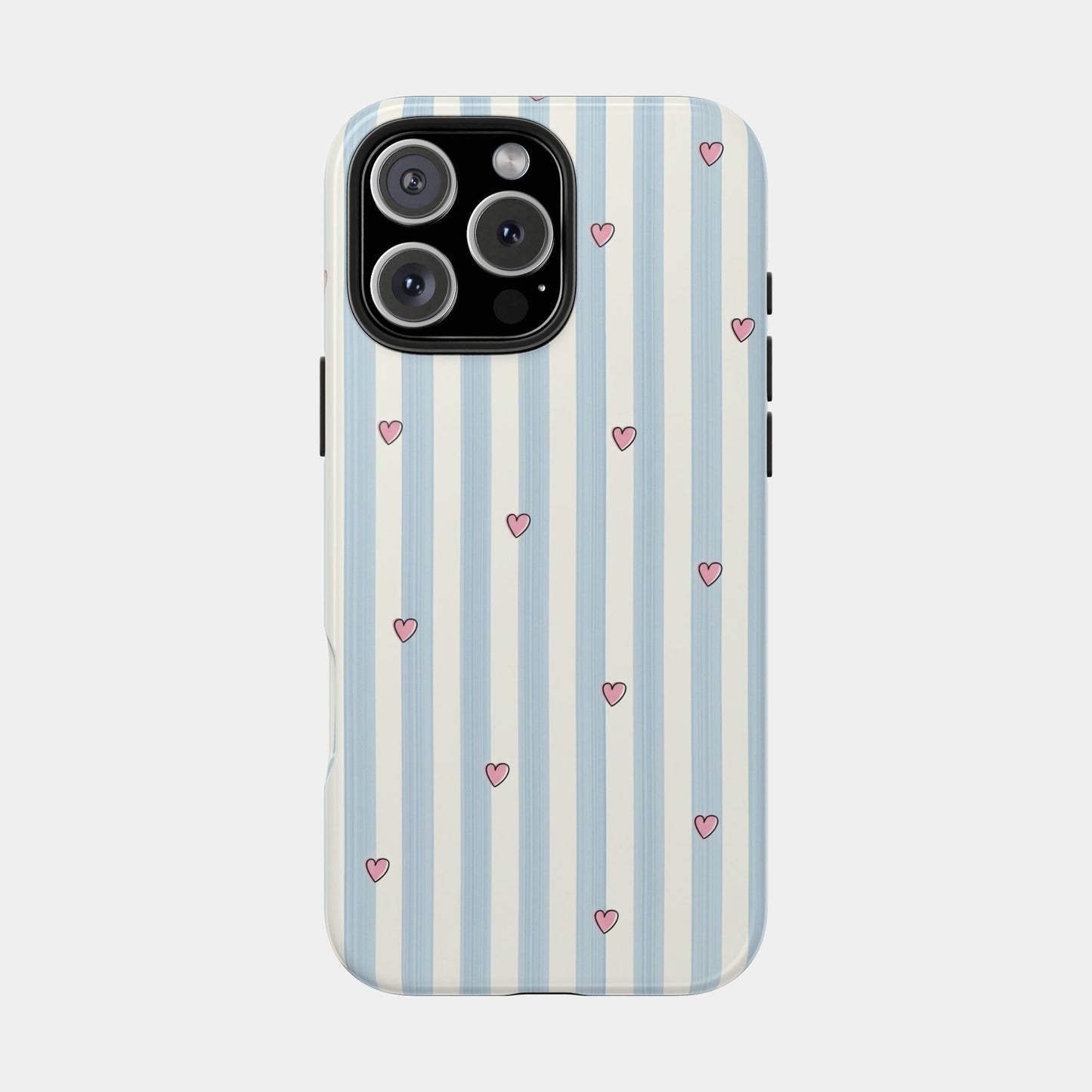 Baby Blue Hearts Phone Case